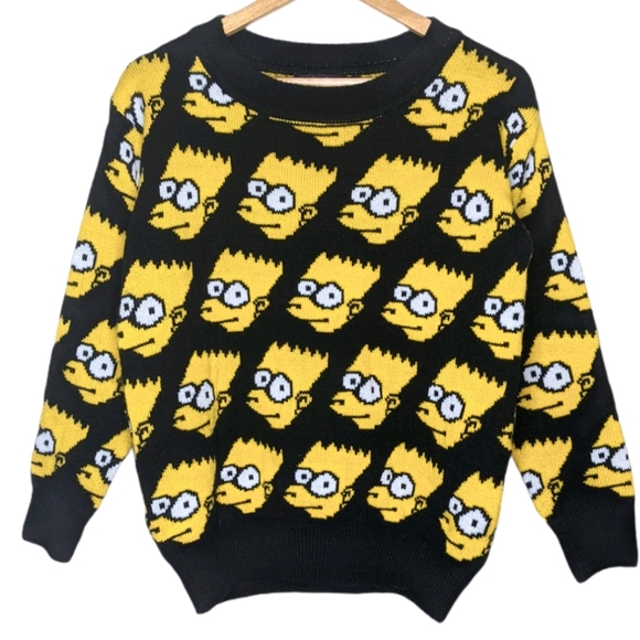 Ninie Sweaters - Bart Simpson knit jumper